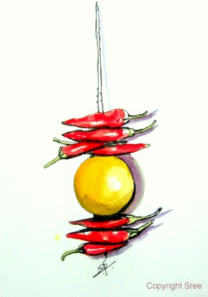 Chillies and Lemons