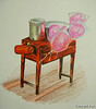 Cotton Candy Painting by Sree