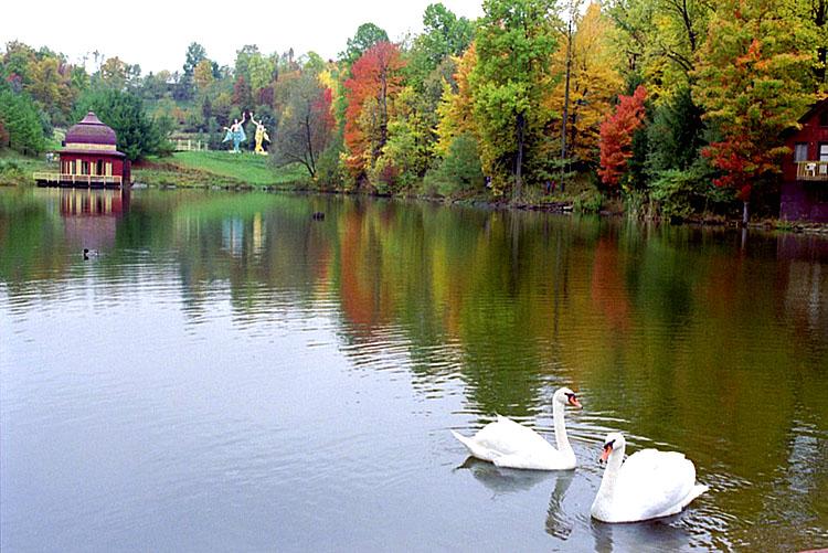 Autumn Colors At New Vrindaban, Wheeling, West Virginia