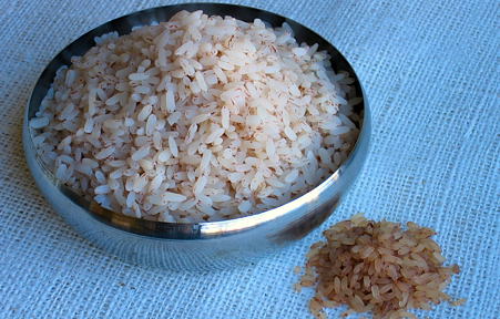 Rosematta rice also known as Palakkadan matta rice or Kerala Red Rice 