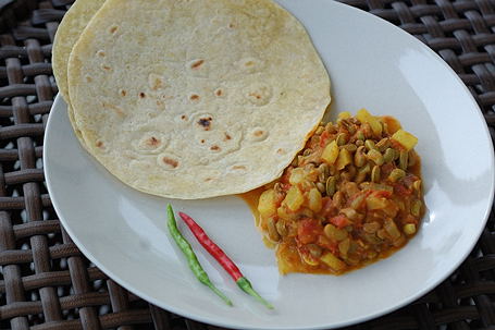 Curry with Asparagus Beans (Yardlong Beans)
