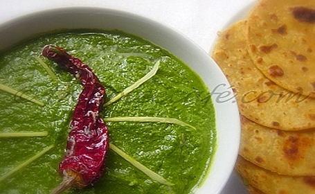 Sarson Ka Saag ~ From Coffee of The Spice Cafe